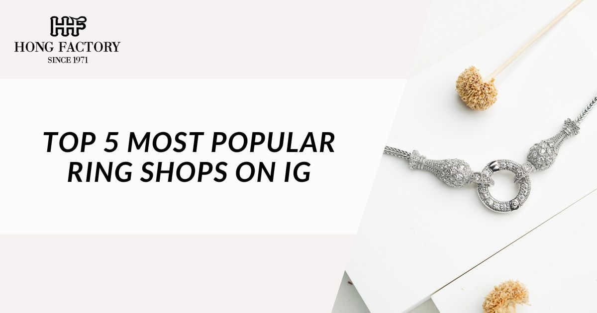 Top 5 most popular ring shops on IG
