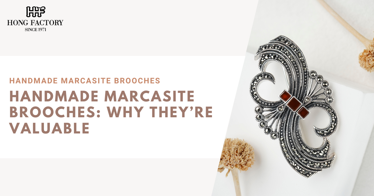 Handmade Marcasite Brooches: Why They’re Valuable