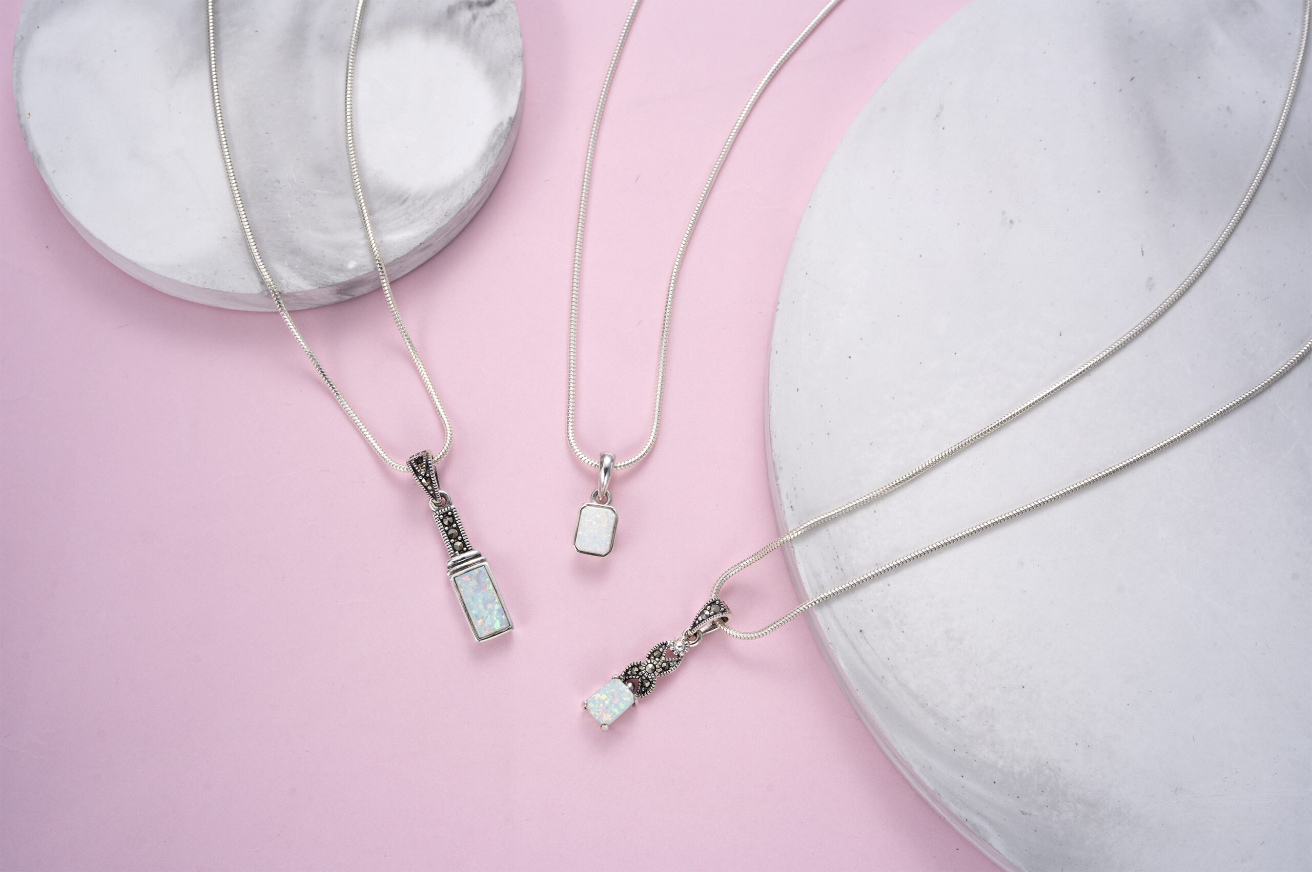 Marcasite Necklace Layering