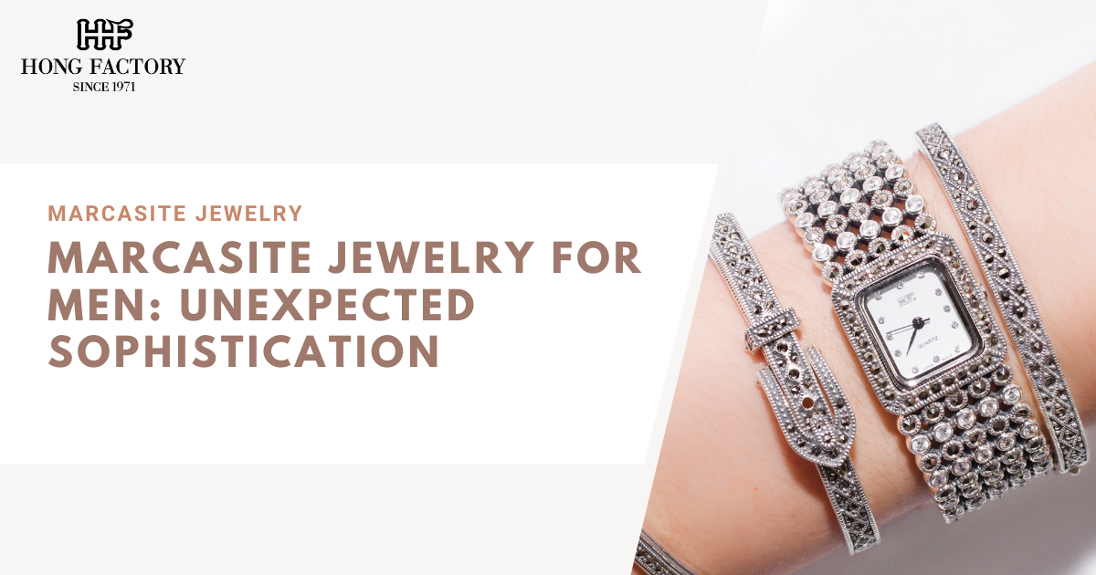 Marcasite Jewelry for Men: Unexpected Sophistication