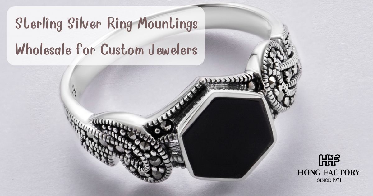 Sterling Silver Ring Mountings Wholesale for Custom Jewelers