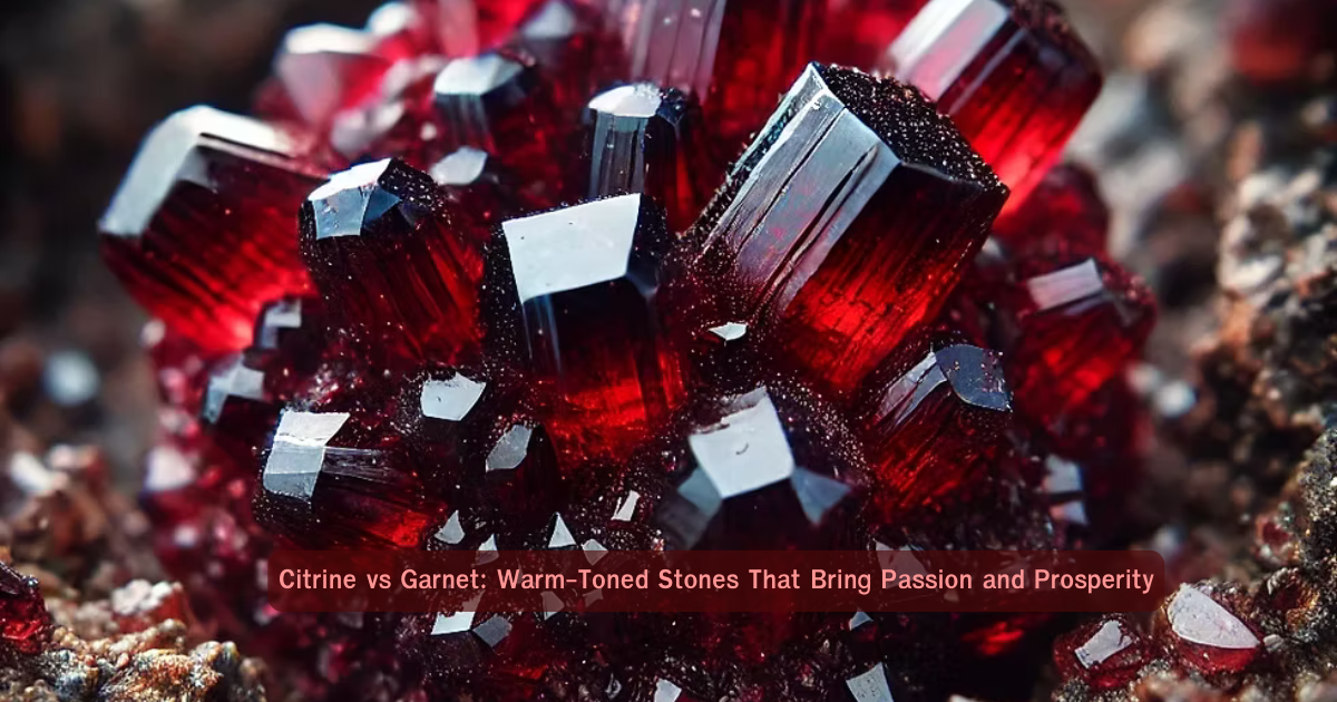 Citrine vs Garnet: Warm-Toned Stones That Bring Passion and Prosperity