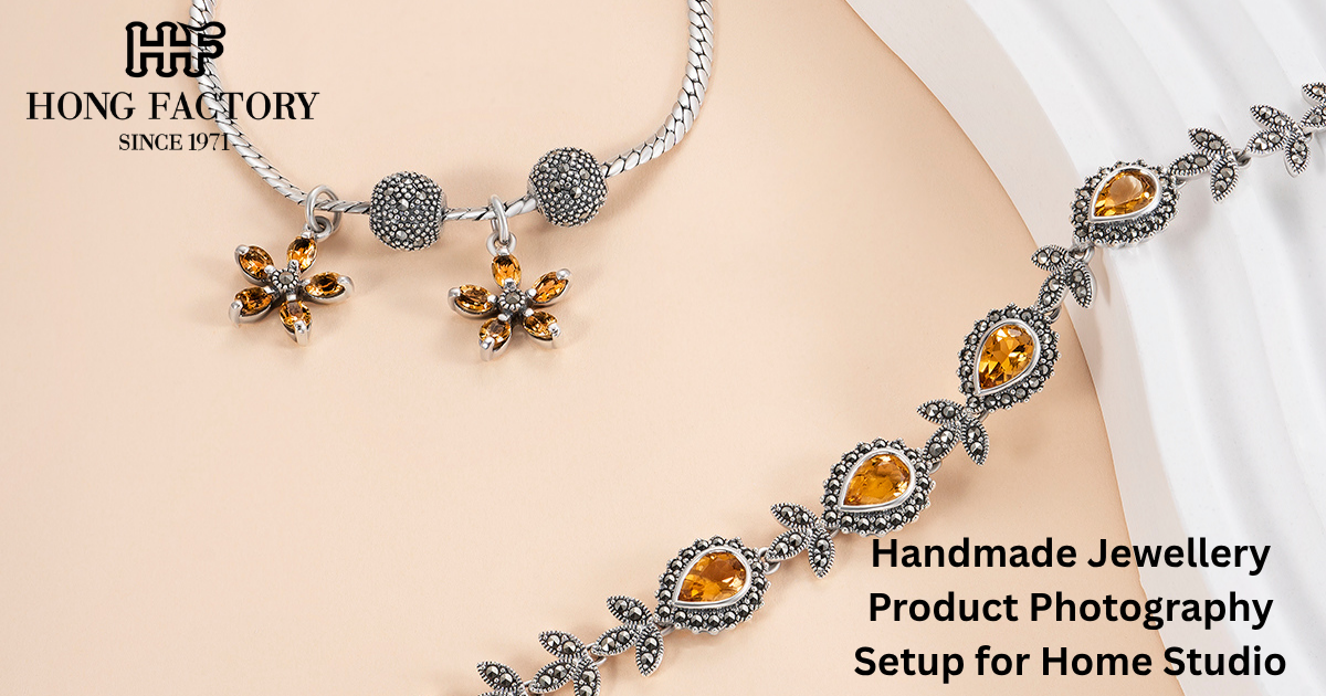 Handmade Jewellery Product Photography Setup for Home Studio