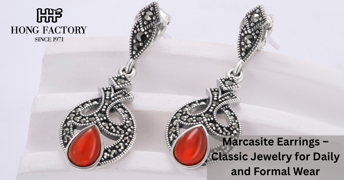 Marcasite Earrings – Classic Jewelry for Daily and Formal Wear